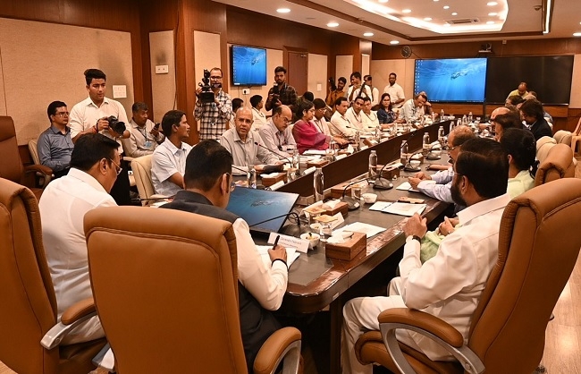 केंद्रीय जलशक्ति मंत्री सी. आर. पाटिल की अध्यक्षता में हुई बैठक