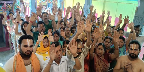 कमला पुरुषोत्तमी एकादशी पर श्रीलक्ष्मी वेंकटेश्वर मंदिर में हुआ महानुष्ठान