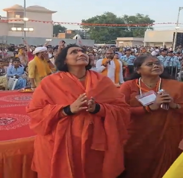राम मंदिर मां भगवती मंदिर ध्वजारोहण