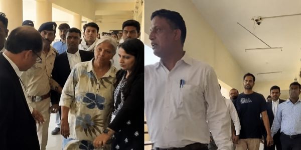 गिरिबाला सिंह और समर्थ को कोर्ट ले जाती सीबीआई गिरिबाला सिंह और समर्थ को कोर्ट ले जाती सीबीआई