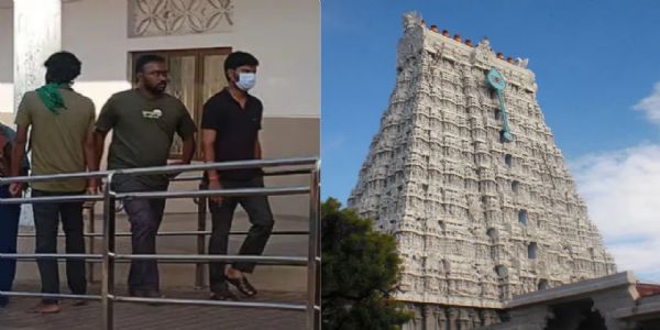 मंत्री सामान्य भक्तों की तरह वेश धारण करके आज सुबह दर्शन के लिए मंदिर गए मंत्री सामान्य भक्तों की तरह वेश धारण करके आज सुबह दर्शन के लिए मंदिर गए