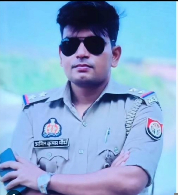 आरोपित दरोगा अमित कुमार मौर्या का छायाचित्र