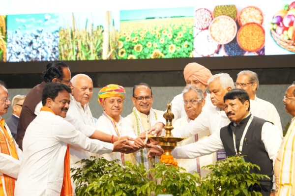 नई दिल्ली के पूसा में आयोजित राष्ट्रीय कृषि सम्मेलन
