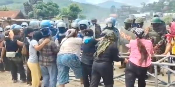 Image of the situation after Truck Driver Killed in Militant Ambush on Security-Escorted Convoy in Manipur Image of the situation after Truck Driver Killed in Militant Ambush on Security-Escorted Convoy in Manipur