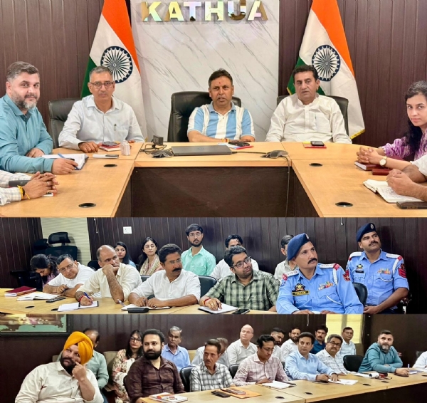 Meeting on GIS based master plan of Kathua Meeting on GIS based master plan of Kathua