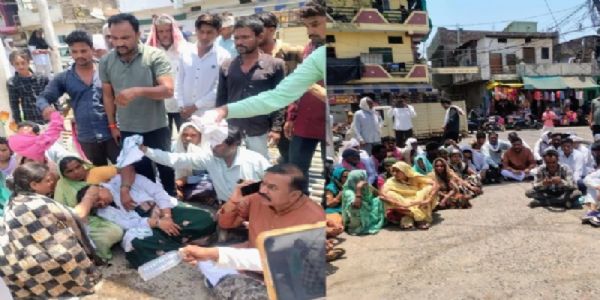 हरदा: पुलिस पूछताछ के लिए बुलाए गए बुजुर्ग ने थाने में खाया जहर, मौत के बाद टिमरनी में तनाव, विधायक-परिजन धरने पर बैठे