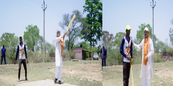 मुख्यमंत्री साय ने सुशासन तिहार में बच्चों के साथ खेला क्रिकेट, बढ़ाया हौसला
