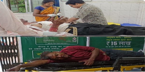 बहरागोड़ा में 407 वाहन टैंकर से टकराया , चालक और सहचालक गंभीर