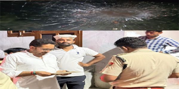 सोनीपत में प्रचार के दौरान इनेलो काफिले पर पत्थरबाजी, गाड़ी क्षतिग्रस्त
