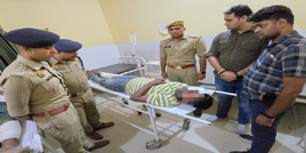 पुलिस मुठभेड़ में तीन शातिर गिरफ्तार, दो के पैर में लगी गोली