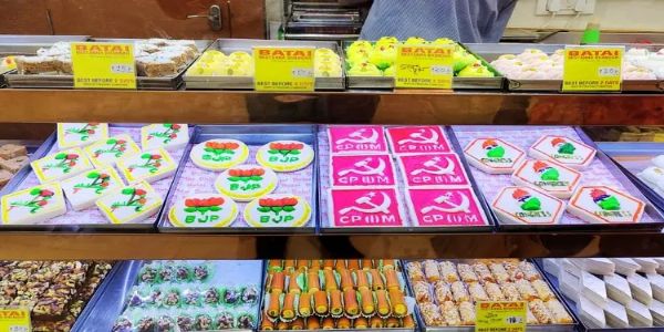 मतगणना से पहले मिठाइयों की भारी मांग, दुकानदारों की बढ़ी व्यस्तता