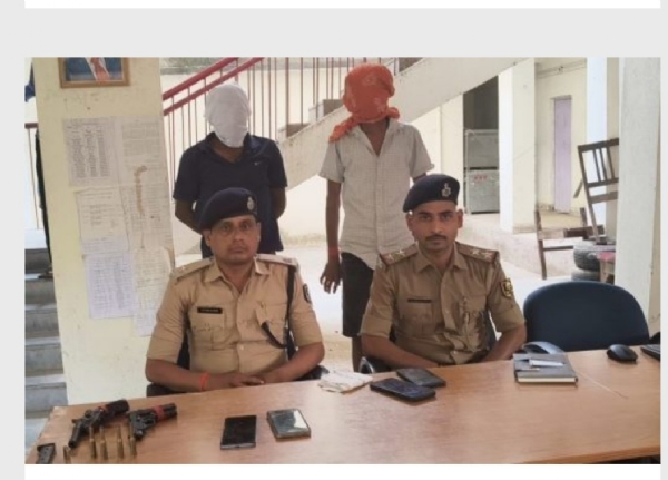 पुलिस गिरफ्त में आरोपी