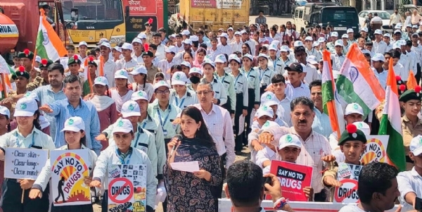 Awareness rally organised in Kathua under Drug Free Jammu Kashmir campaign