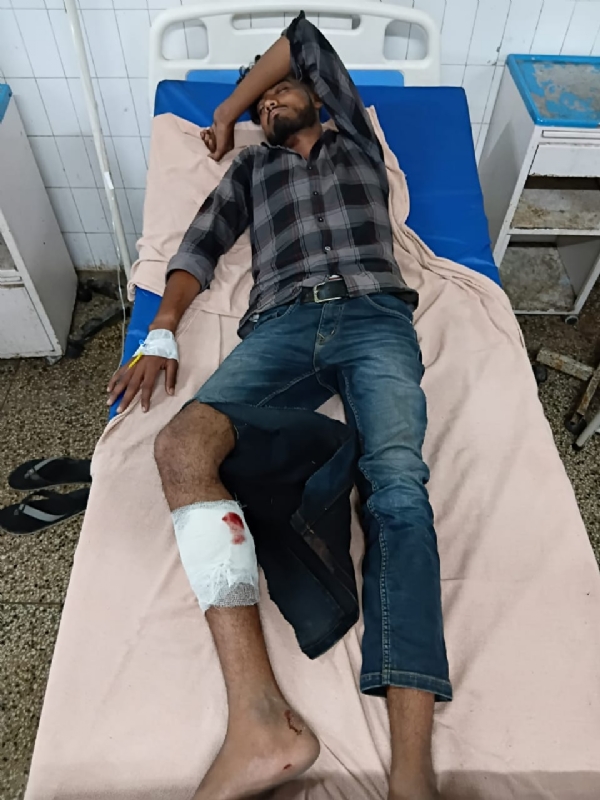 पुलिस मुठभेड़ में घायल अपराधी हॉस्पिटल में उपचार के दौरान