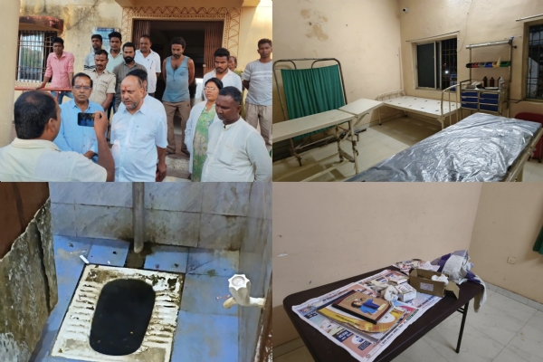 पौआखाली सरकारी अस्पताल की बदहाली पर भड़के विधायक, निरीक्षण में उजागर हुई गंभीर लापरवाही
