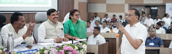 मुख्यमंत्री डॉ.मोहन यादव ने बुराहनपुर में उद्यमी संवाद कार्यक्रम में उद्यमियों से संवाद किया मुख्यमंत्री डॉ.मोहन यादव ने बुराहनपुर में उद्यमी संवाद कार्यक्रम में उद्यमियों से संवाद किया