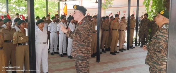 एनसीसी निदेशालय उत्तर प्रदेश के एडीजी मेजर जनरल गौरव गौतम