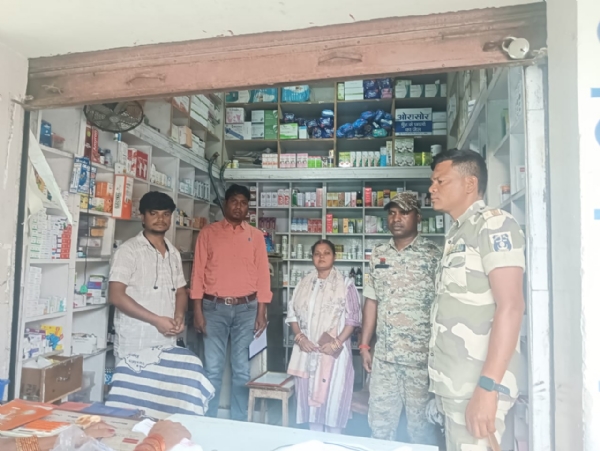 कार्रवाई की फाेटाे।