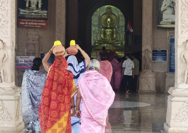 मंदिर पहुंची आज घट-कलश यात्रा