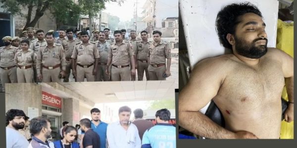 नाली के विवाद में 25 वर्षीय युवक की गोली मारकर हत्या