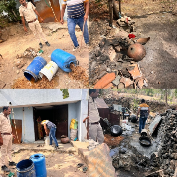 अवैध शराब पर बड़ी कार्रवाई: 5 दिन में 633 केस दर्ज कर किए 172 गिरफ्तार