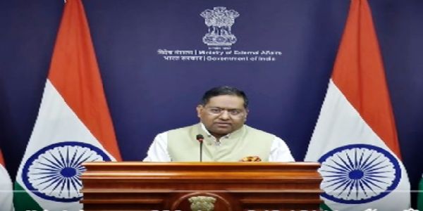 विदेश मंत्रालय के प्रवक्ता रणधीर जायसवाल गुरुवार को प्रेस ब्रीफिंग में