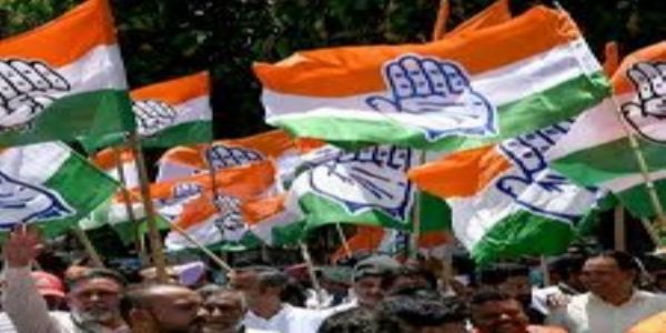 कांग्रेस की ओर से विरोध प्रदर्शन