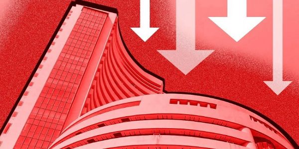 शेयर बाजार के लोगो का प्रतीकात्मक चित्र