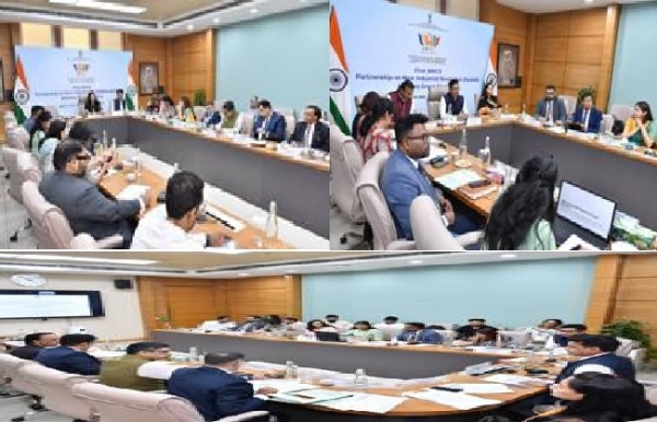 एमएसएमई सहयोग के लिए बैठक का जारी फोटो