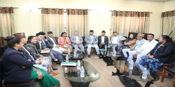 नेपाल के सत्ता पक्ष और विपक्ष की बैठक नेपाल के सत्ता पक्ष और विपक्ष की बैठक