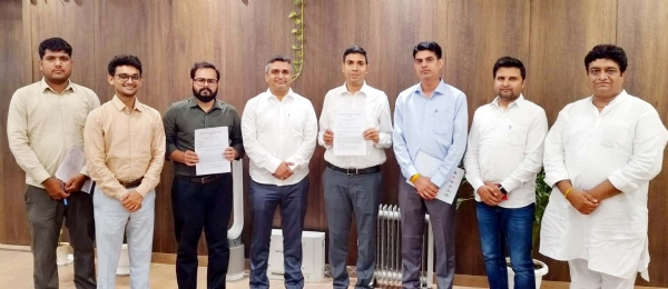 गुरुग्राम नगर निगम कार्यालय में एमओयू साइन करने के दौरान राष्ट्रीय शहरी कार्य संस्थान (एनआईयूए) और नगर निगम गुरुग्राम। गुरुग्राम नगर निगम कार्यालय में एमओयू साइन करने के दौरान राष्ट्रीय शहरी कार्य संस्थान (एनआईयूए) और नगर निगम गुरुग्राम।