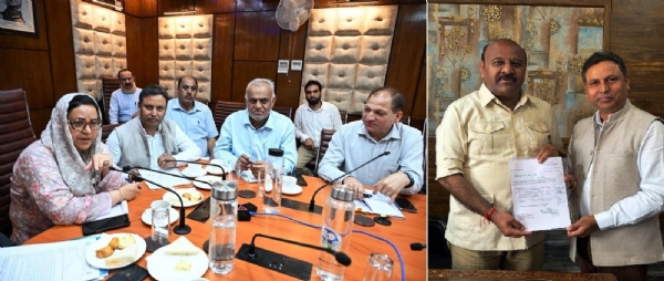 MLA Bharat Bhushan holds a crucial meeting with the Deputy CM and Health Minister regarding development works. MLA Bharat Bhushan holds a crucial meeting with the Deputy CM and Health Minister regarding development works.