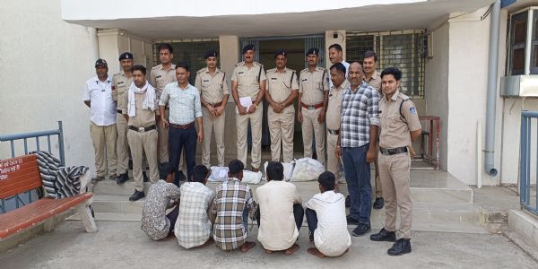सागरः बीना में डकैती की योजना बनाते 5 शातिर आरोपी गिरफ्तार, ज्वेलर्स और पेट्रोल पंप थे निशाने पर