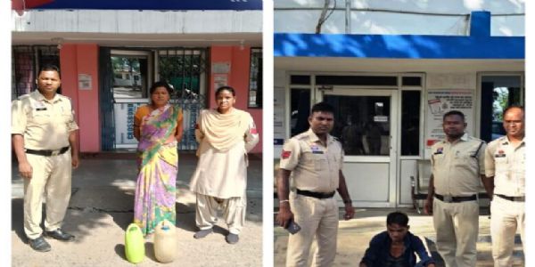 कुधरीपारा में अवैध शराब के विरुद्ध रेड कार्रवाई, 15 लीटर महुआ शराब के साथ महिला गिरफ्तार