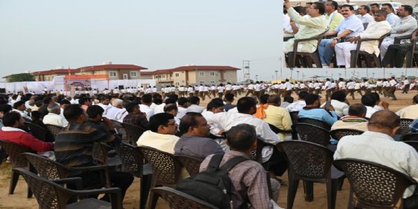 दीनदयाल धाम (परखम) में संघ शिक्षा वर्ग का भव्य समापन समारोह संपन्न