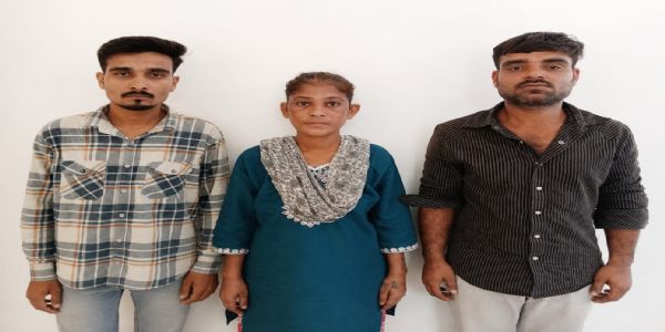 धमतरी पुलिस ने 18.626 किलो गांजा के साथ तीन आरोपितों को दबोचा