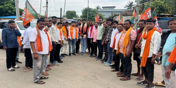 भाजयुमो के प्रदेश अध्यक्ष राहुल पंहुचे बारसूर, कार्यकर्ताओं ने किया स्वागत