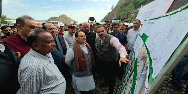 12 साल पहले हिमाचल में बड़े पुलों-सुरंगों की कल्पना भी मुश्किल थी, अब बदल रही तस्वीर : जेपी नड्डा