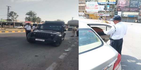 राजस्थान पुलिस ने 30 हजार से अधिक ब्लैक फिल्म वाले वाहन पकड़े