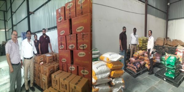 फूड सेफ्टी टीम ने किया 1300 किलो खाद्य सामग्री सीज