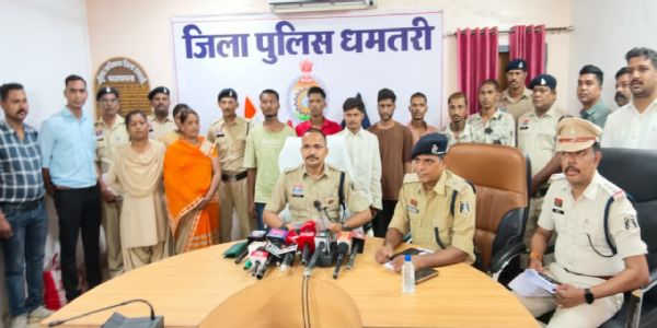 धमतरी में संगठित चोर गिरोह का राजफाश, 24 लाख की संपत्ति जब्त, आठ आरोपित गिरफ्तार