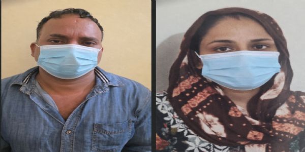 फरीदाबाद : शराब ठेके से रंगदारी वसूलने वाले पति-पत्नी गिरफ्तार