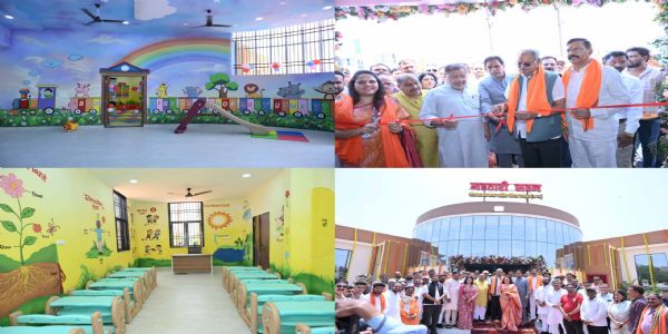 सांसद बृजमाेहन अग्रवाल ने किया ‘महतारी सदन’ और ‘महिला योग भवन’ का लोकार्पण
