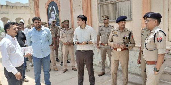 जिलाधिकारी ने मेला परिसर का स्थलीय निरीक्षण कर व्यवस्थाओं का लिया जायजा