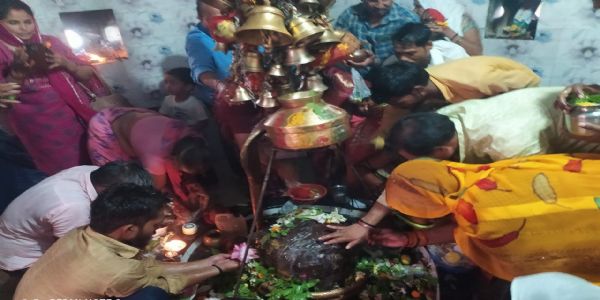 अधिक मास में कोटर शिवधाम में उमड़ी आस्था, हजाराें श्रद्धालुओं ने किया जलाभिषेक