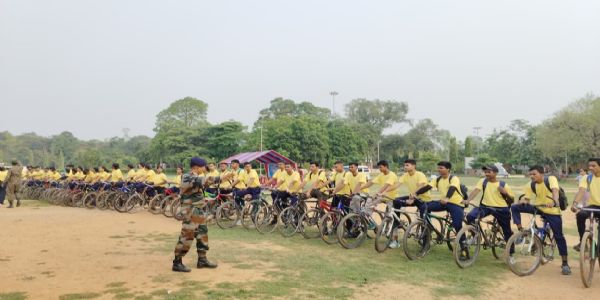 फिट इंडिया साइकिल मैराथन का आयोजन