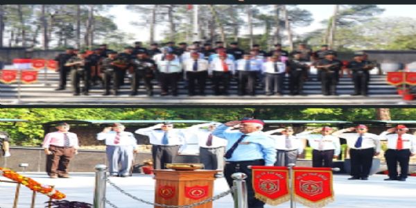 आईएमए के पूर्व अधिकारियों ने शौर्य स्थल पर बलिदानी को दी श्रद्धांजलि, मनाई 52वीं वर्षगांठ