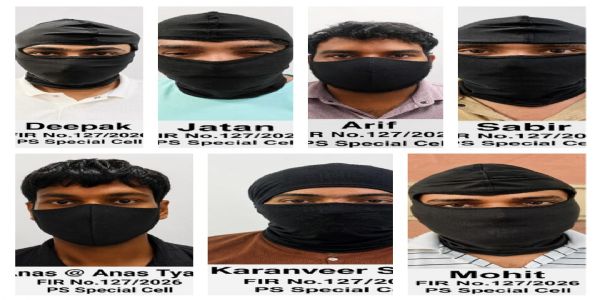 आईएसआई समर्थित आतंकी-क्राइम मॉड्यूल का भंडाफोड़, सात गिरफ्तार