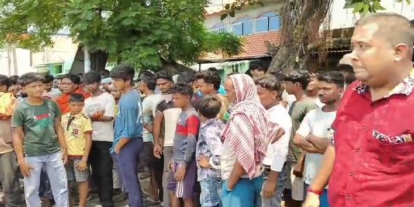 हाईवा की टक्कर में एक की मौत, महिला गंभीर