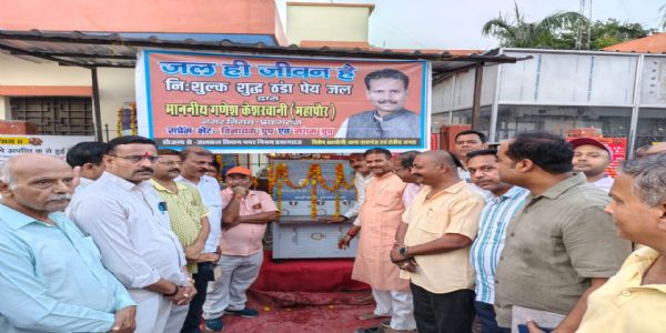 हर नागरिक तक शुद्ध एवं शीतल पेयजल पहुंचाना नगर निगम की प्राथमिकता : गणेश केसरवानी